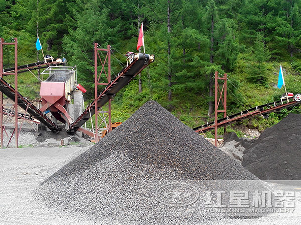 HVI沖擊式制砂、整形機(jī)加工出的石料