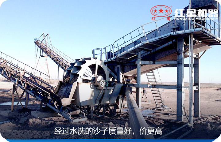 客戶(hù)洗沙廠現(xiàn)場(chǎng)